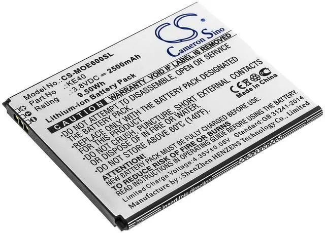 Alt view image 2 of 4 - Cameron Sino battery for Moto E6, XT2005, XT2005-1, XT2005-1PP, XT2005-3, XT2005-4, XT2005-5, XT2005DL