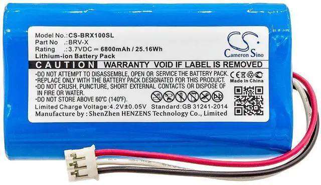 Alt view image 3 of 4 - Cameron Sino battery for BRV-X, BRVXBBB