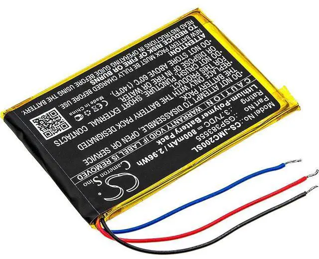 Alt view image 2 of 4 - Cameron Sino battery for  Clip 2, Clip 2 AN, CLIP2BLKAM, CS056US, P04405201