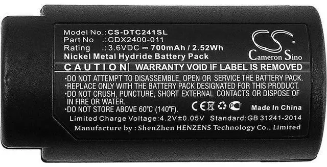 Alt view image 5 of 5 - Cameron Sino battery for  ToughPIX I, ToughPIX II Trident, TP2410XP