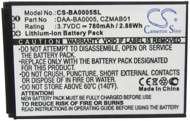 Alt view image 5 of 5 - Cameron Sino battery for Zen Micro, Zen Micro 4GB, Zen Micro 5GB, Zen Micro 6GB, Zen Micro Photo