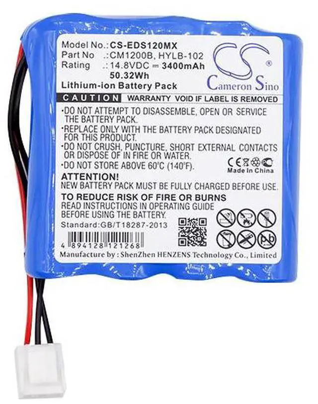 Alt view image 3 of 4 - Cameron Sino battery for DECG-03A, DECG-03A Elcktro Cardiogram, MEC-03, SE-601A