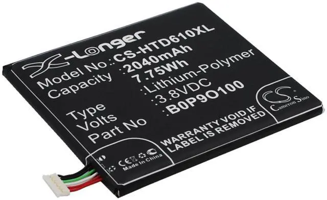 Alt view image 2 of 6 - Cameron Sino battery for A3QHD, D610, D610n, D610t, D610x, Desire 610, Desire 612, Desire 612 4G, Desire D610n, Desire D610t, Desire D610x, HTC331ZLVW, HTC331ZLVWPP