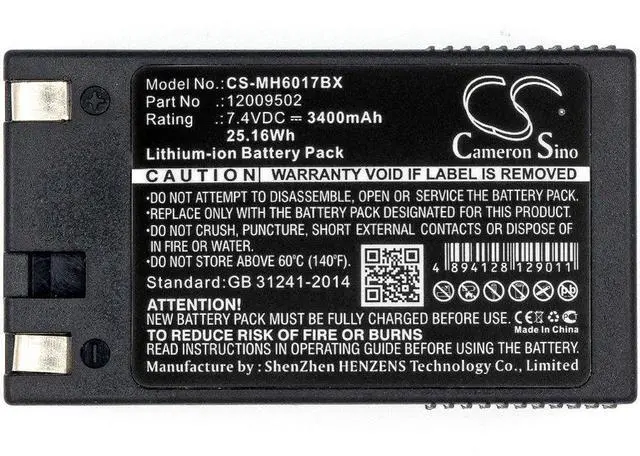 Alt view image 3 of 3 - Cameron Sino battery for  6017 Handiprint, 6032, 6032 Pathfinder, 6039, 6039 Pathfinder, 9460 Sierra Sport, Sierra Sport 2
