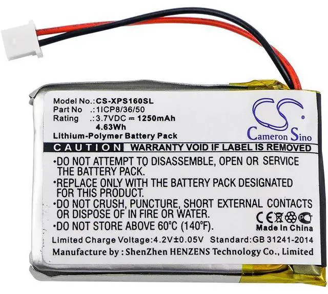 Alt view image 3 of 3 - Cameron Sino battery for  XGPS160, XGPS160 SkyPro GPS Receiver