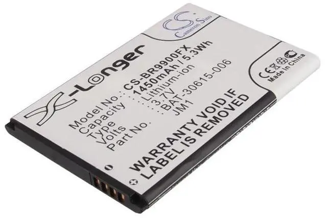 Main image of Cameron Sino battery for Bellagio, Bold 9790, Bold 9900, Bold 9930, Bold Touch 9220, PN: BAT-30615-006, JM1, J-M1 1450mAh / 5.3Wh