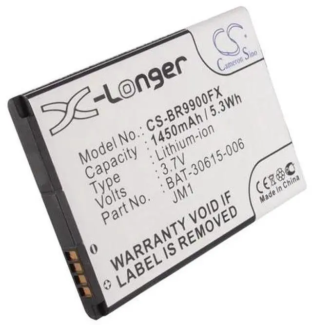 Alt view image 5 of 5 - Cameron Sino battery for Bellagio, Bold 9790, Bold 9900, Bold 9930, Bold Touch 9220, PN: BAT-30615-006, JM1, J-M1 1450mAh / 5.3Wh