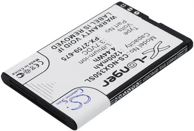 Alt view image 3 of 5 - Cameron Sino battery for Motorradnavi SLX-350, TourMate SLX-350 PN: PX-2759-675 1200mAh / 4.44Wh