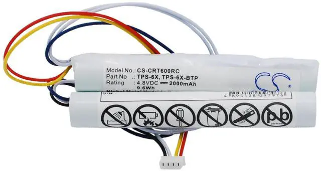 Main image of Cameron Sino battery for TPS-6X Wireless Touchpanel, TST-600 Wireless Touch Screen PN: 6504906, TPS-6X, TPS-6X-BTP 2000mAh / 9.60Wh