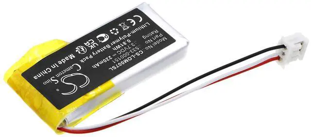 Alt view image 2 of 6 - Cameron Sino battery for  G Pro, G Pro Wireless, G PRO X Superlight, G502, G502 Lightspeed, G703 Lightspeed,   PN: 533-000151, 533-000208, 533-000211, AHB521630PJT-04 220mAh / 0.81Wh