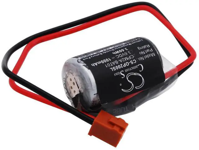 Alt view image 2 of 6 - Cameron Sino battery for CJ1, CJ1G, CJ1H, CPM2A, CQM1H, NS7 PN: CPM2A-BAT01
1000mAh / 3.60Wh