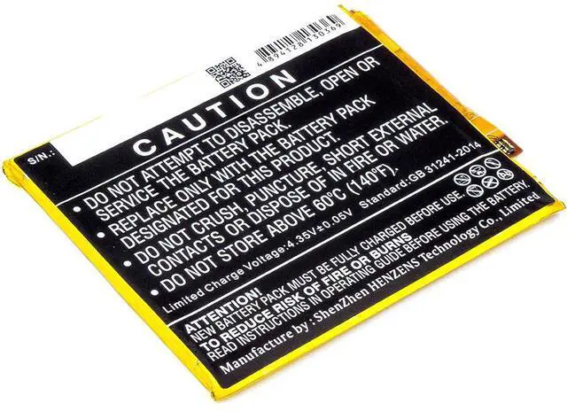 Alt view image 3 of 6 - Cameron Sino battery for Moto Z Force 2nd, Moto Z Force 2nd gen, Moto Z2 Force, Moto Z2 Force Edition LTE-A, XT1789-01 PN: HD40, SNN5987A 2700mAh / 10.26Wh