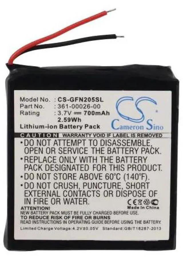 Alt view image 5 of 5 - Cameron Sino battery for  forerunner 205, forerunner 305, forerunner 305i  PN:  361-00026-00 700mAh / 2.59Wh