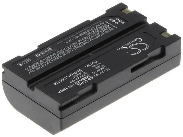 Alt view image 2 of 5 - Cameron Sino battery for equipment PN: 29518, 38403, 46607, 52030, C8872A, EI-D-LI1 3400mAh / 25.16Wh