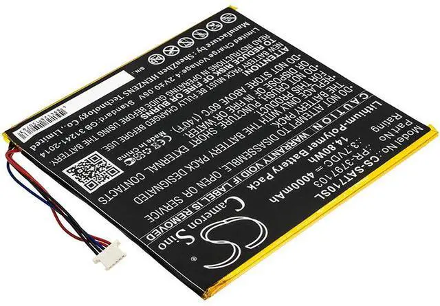 Alt view image 2 of 4 - Cameron Sino battery for Flex NS, P08A7100 PN: PR-3797103 4000mAh / 14.80Wh