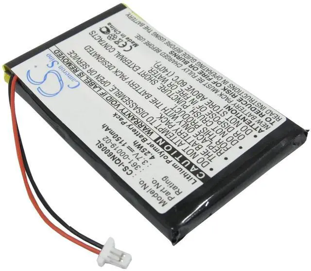 Alt view image 2 of 6 - Cameron Sino battery for  Nuvi 600, Nuvi 610, Nuvi 610T, Nuvi 650, Nuvi 660, Nuvi 660 FM, Nuvi 670, Nuvi 680  PN:  010-00455-00, 010-00540-70, 361-00019-02, D25292-0000     1150mAh / 4.26Wh