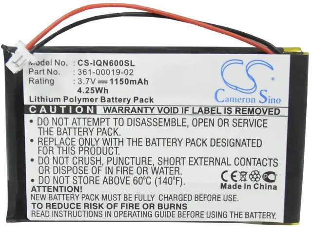 Alt view image 5 of 6 - Cameron Sino battery for  Nuvi 600, Nuvi 610, Nuvi 610T, Nuvi 650, Nuvi 660, Nuvi 660 FM, Nuvi 670, Nuvi 680  PN:  010-00455-00, 010-00540-70, 361-00019-02, D25292-0000     1150mAh / 4.26Wh