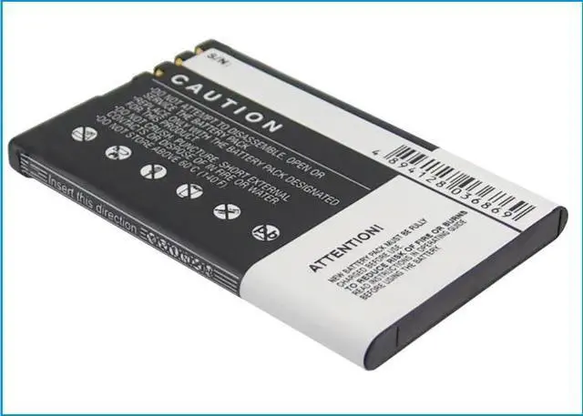 Alt view image 3 of 5 - Cameron Sino battery for  5230, 5800, 5800 Navigation Edition, 5800 XpressMusic, 5800T, 5900 XpressMusic, Asha 200, Asha 201, C3, PN:  BL-5J 1200mAh / 4.44Wh