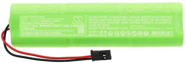 Alt view image 3 of 5 - Cameron Sino battery for 12FG Transmitters, 8FG Super, T12 Transmitters, T8FG Transmitters 2000mAh / 14.40Wh