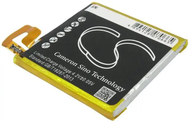 Alt view image 3 of 5 - Cameron Sino battery for LT30a, LT30AT, LT30i, Mint, Xperia T, Xperia T LT30p, Xperia TL, Xperia TL-30 PN: 1257-1456, 1257-1456.1B, 1261-4505, 1261-4505.1A, LIS1499ERPC 1780mAh / 6.59Wh