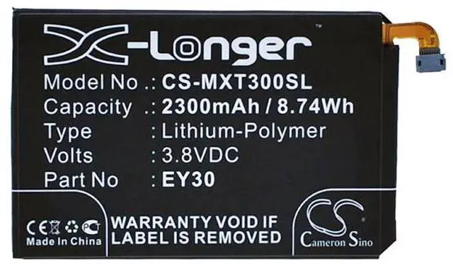 Main image of Cameron Sinobattery for  Moto X 2nd 2015, Moto X 3605, Moto X+1,  PN:  6107-040 800mAh / 2.96Wh