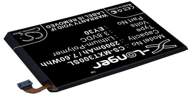 Alt view image 2 of 4 - Cameron Sinobattery for  Moto X 2nd 2015, Moto X 3605, Moto X+1,  PN:  6107-040 800mAh / 2.96Wh