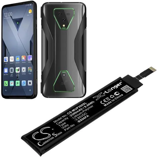 Alt view image 5 of 5 - Cameron Sino battery for  Black Shark 3, Black Shark 3 5G, PN:  BS06FA 2300mAh / 8.86Wh
