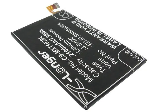 Alt view image 2 of 7 - Cameron Sino battery for  Moto G, Moto G 2nd, Moto G 4G, Moto G Forte, Moto G2, T1028, T1028PP, PN:  ED30, SNN5932A 1800mAh / 6.84Wh