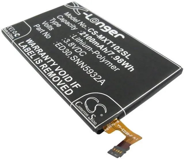 Main image of Cameron Sino battery for  Moto G, Moto G 2nd, Moto G 4G, Moto G Forte, Moto G2, T1028, T1028PP, PN:  ED30, SNN5932A 1800mAh / 6.84Wh