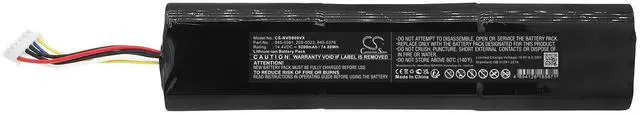 Alt view image 3 of 5 - Cameron Sino Battery for Neato 905-0596, 945-0356, 945-0373, Botvac D9, D10, D8, D9, Robotics D8 PN:Neato 205-0023, 945-0381 2100mAh / 30.24Wh
