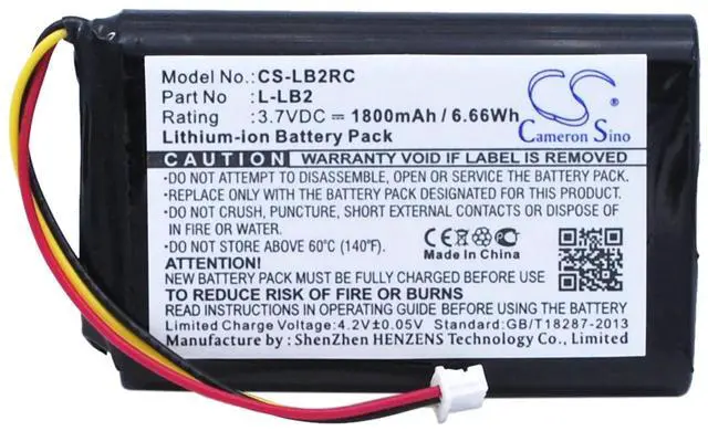 Alt view image 5 of 6 - Cameron Sino battery for  M-RAG97, MX1000 cordless mouse  PN:  190247-1000, L-LB2
1800mAh / 6.66Wh