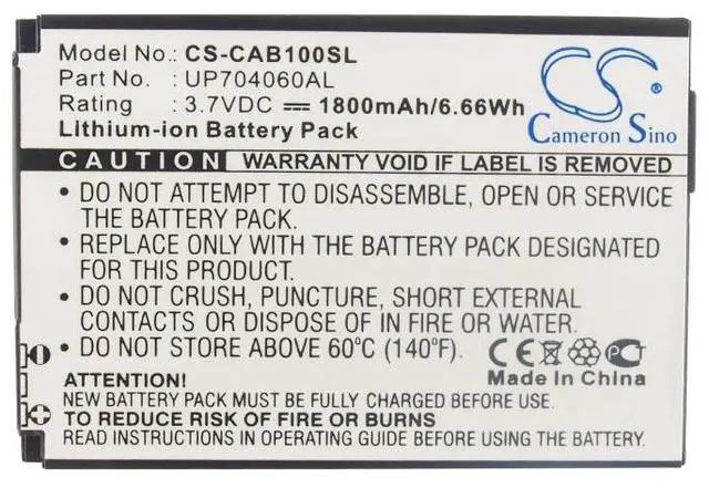 Alt view image 5 of 5 - Cameron Sino battery for A20B-0130-K106 PN: A02B0120K106, A02B-0120-K106, A02B0130K106, A02B-0130-K106, A98L00310007, A98L-0031-0007, BR-CC7P, BR-CCF1TH, C52010, CR23500SE-CJ5 5000mAh / 15.00Wh