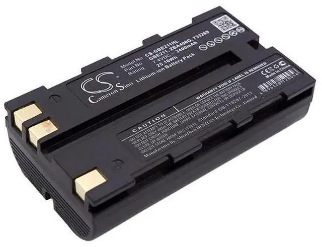 Main image of Cameron Sino Battery for GEOMAX Stonex R6, Zoom 20, Zoom 30, Zoom 35, Zoom 80, ZT80+, Leica CS10  CS15  GNSS receiver  TS11  TS12  TS16  ATX1200  GRX1200  Piper 100  Piper 200   3400mAh