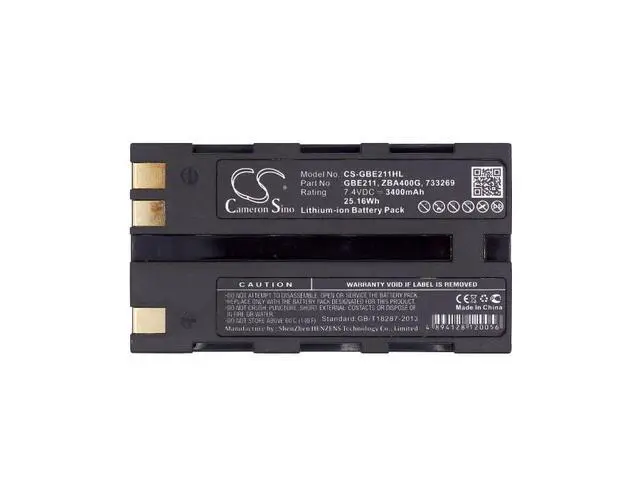 Alt view image 5 of 5 - Cameron Sino Battery for GEOMAX Stonex R6, Zoom 20, Zoom 30, Zoom 35, Zoom 80, ZT80+, Leica CS10  CS15  GNSS receiver  TS11  TS12  TS16  ATX1200  GRX1200  Piper 100  Piper 200   3400mAh