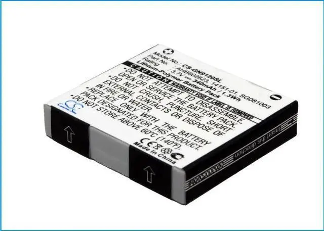 Alt view image 3 of 5 - Cameron Sino Battery for GN Netcom 9120, Netcom 9125 PN:GN 14151-01, AHB602823, SG081003 340mAh / 1.26Wh