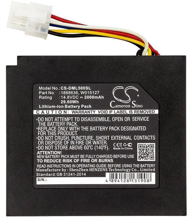 Alt view image 3 of 4 - Cameron Sino battery for LabelManager 500TS, LabelManager PnP Wireless, MobileLabeler, XTL 500, XTL 500 Label Maker PN: 1888636, 634169A, W015127
2000mAh / 29.60Wh