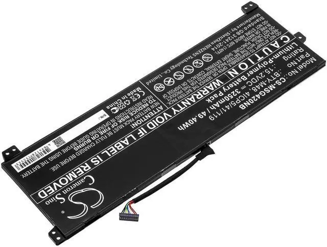Alt view image 3 of 5 - Cameron Sino battery for  i5 8250U 256GB, i5 8250U 8GB, i7 8550U 256GB, i7 8550U 8GB, S1, S1-C1   PN:   4ICP5/41/119, BTY-M48    3250mAh / 49.40Wh