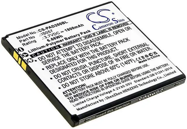 Main image of Cameron Sino battery for AC320, AC327, AC337, AC527 PN: 4ICP5/41/119, BTY-M48 3250mAh / 49.40Wh