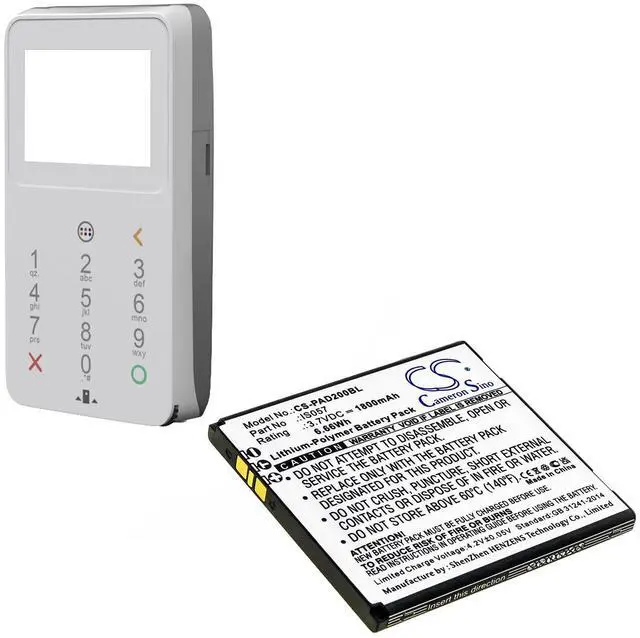 Alt view image 4 of 4 - Cameron Sino battery for AC320, AC327, AC337, AC527 PN: 4ICP5/41/119, BTY-M48 3250mAh / 49.40Wh
