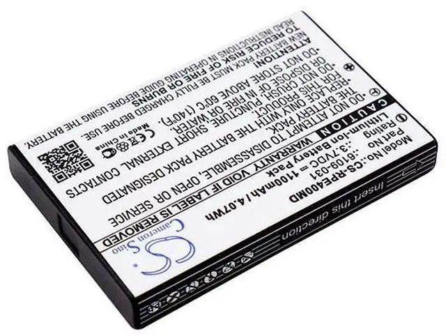 Alt view image 2 of 5 - Cameron Sino battery for  E4 pipette, E4 XLS+   PN:  6109-031, E4-BATT, RA 17012337  1100mAh / 4.07Wh