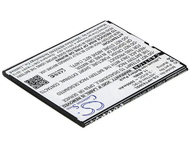 Alt view image 2 of 5 - Cameron Sino battery for  6301RA, 6401LA, Pomegranate, Slate 6 VoiceTab Dual SIM,   PN:  751655-001, HSTNH-B19C, HSTNH-B19C-S  3000mAh / 11.40Wh