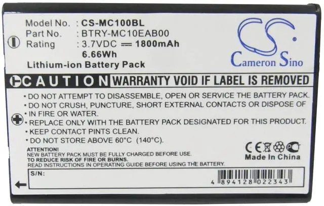Alt view image 5 of 5 - Cameron Sino Battery for Symbol MC1000, MC1000-KH0LA2U0000, MC1000-KU0LA2U000R, MC1000-KU0LA2U000R-KIT, MC1000-KU0LF2K000R, MC1000-KU0LF2K000R-KIT 1800mAh