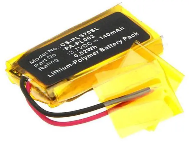 Main image of Cameron Sino battery for Avaya AWH75N, AWH75N, CS70, CS70N, CS70-N, Savi 730, Voyager Pro, PN: 66278-01, 79879-01, PA-PL003 140mAh / 0.52Wh