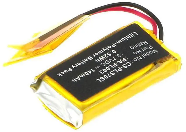 Alt view image 2 of 5 - Cameron Sino battery for Avaya AWH75N, AWH75N, CS70, CS70N, CS70-N, Savi 730, Voyager Pro, PN: 66278-01, 79879-01, PA-PL003 140mAh / 0.52Wh