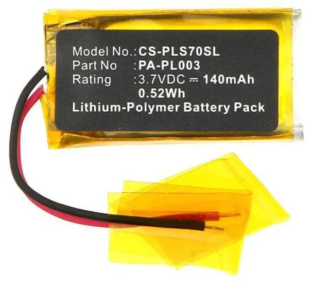 Alt view image 5 of 5 - Cameron Sino battery for Avaya AWH75N, AWH75N, CS70, CS70N, CS70-N, Savi 730, Voyager Pro, PN: 66278-01, 79879-01, PA-PL003 140mAh / 0.52Wh