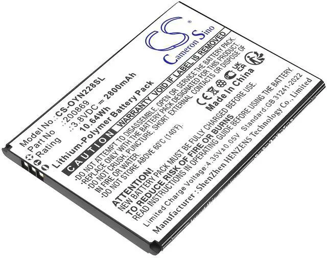 Main image of Cameron Sino Battery for 2286, NEO PN: 200869, NEO 2800 / 10.64Wh