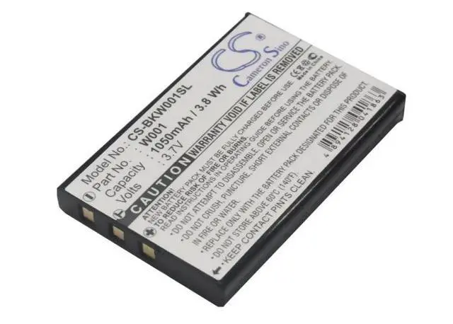 Alt view image 2 of 5 - Cameron Sino battery for Skype Wifi Phone PN. W0001
1050mAh