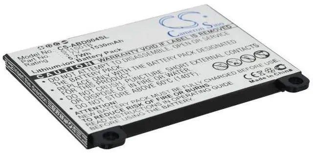 Alt view image 2 of 5 - Cameron Sino Battery for B003B0A294563B74, D00701, D00701 WiFi, kindle DX DXG, S11S01A 1100mAh / 4.07Wh
P/N:S11S01B