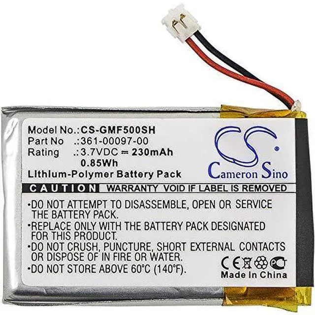 Alt view image 3 of 4 - Cameron Sino Battery for Garmin Approach S60, Fenix 5, Forerunner 935 PN:Garmin 361-00097-00 230mAh / 0.85Wh