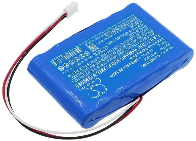 Alt view image 2 of 4 - Cameron Sino Battery for Megger MIT1025 Insulation Tester, MIT515 Insulation Resistance T, MIT525 Industrial Insulation T PN:Megger 2001-966 5200mAh / 56.16Wh